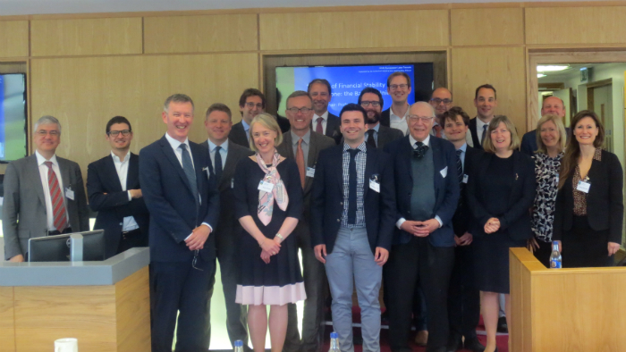 Speakers and panelists at the EMU Workshop in May in the Moot Court, Sutherland School of Law.